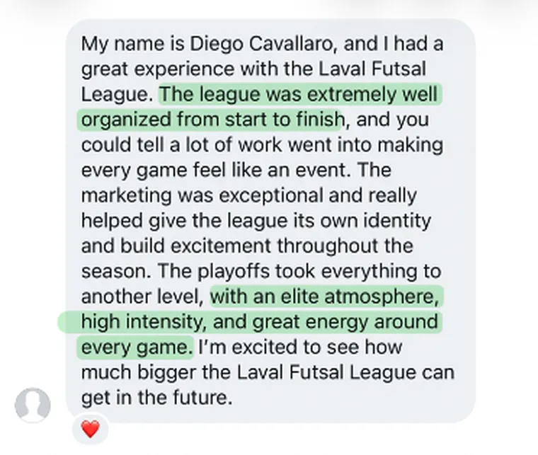 Diego Cavallaro on Season 1: the league was extremely well organized from start to finish, with an elite atmosphere in the playoffs.